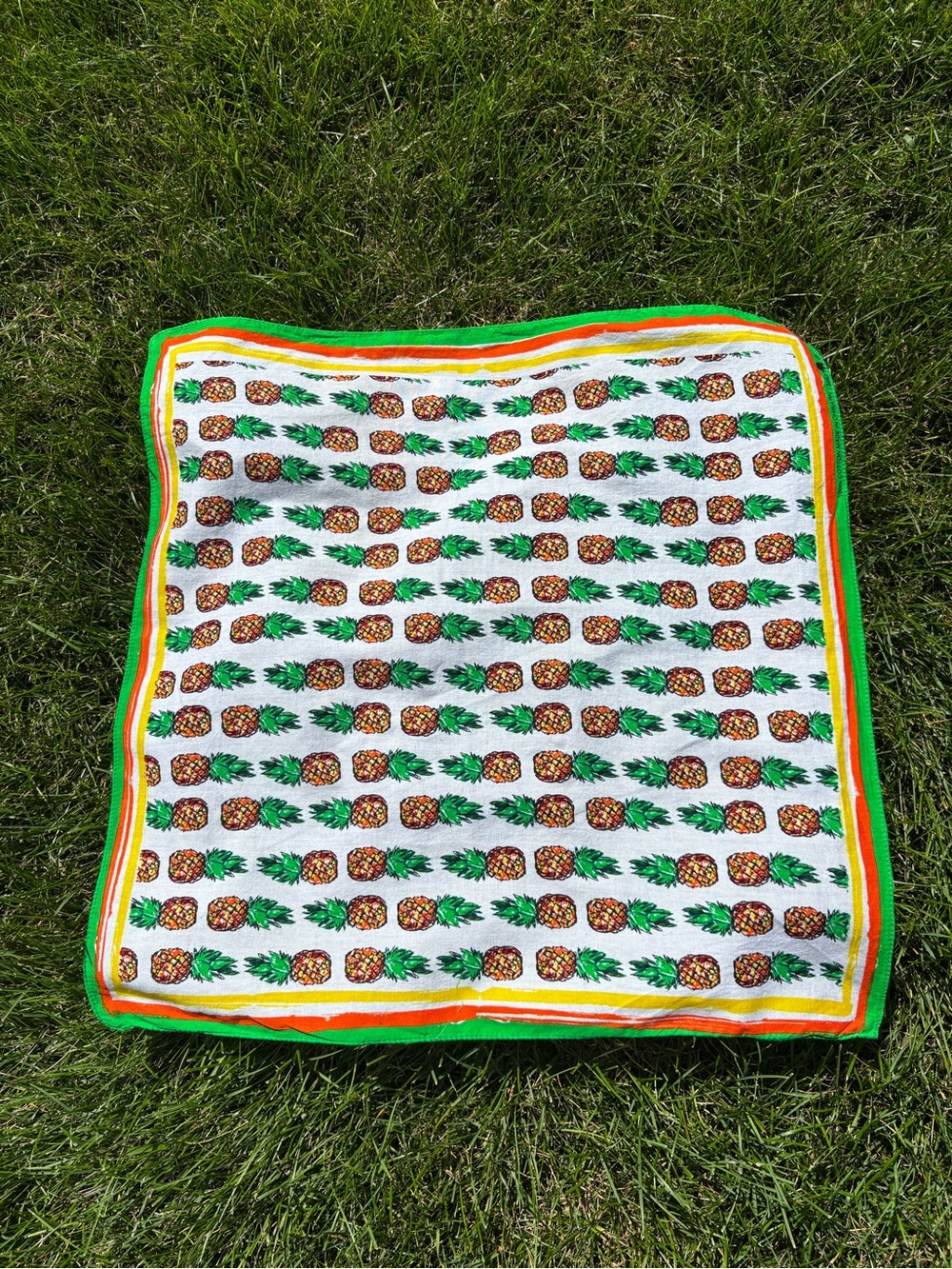Cotton bandana Pineapple Print